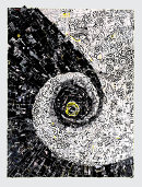 Return to the Void paper collage on canvas, 'Return to the Void'